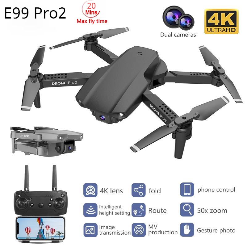 ǰ E99 Pro2 RC ̴ , 4K HD  ī޶ ..